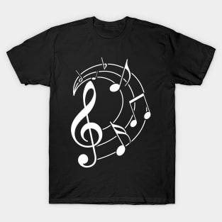 Music notes design T-Shirt